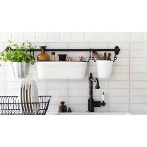 IKEA 18481 FINTORP Design Carina Bengs 57 cm 22 1/2" Black Rail 502.019.06 - New